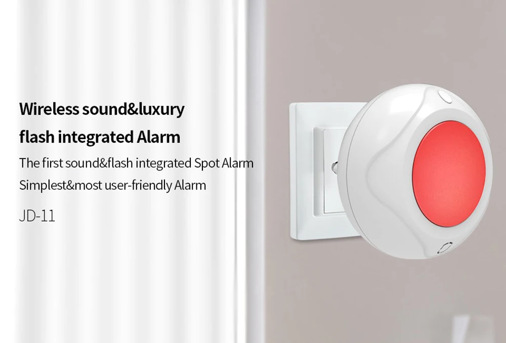 2 x Wolf-Guard Wireless Indoor Sound&Flash Alarm Siren for Home Alarm System EU Plug 220V 433MHZ/315MHZ 2 x Wolf-Guard Wireless Indoor Sound&Flash Alarm Siren for Home Alarm System EU Plug 220V 433MHZ/315MHZ