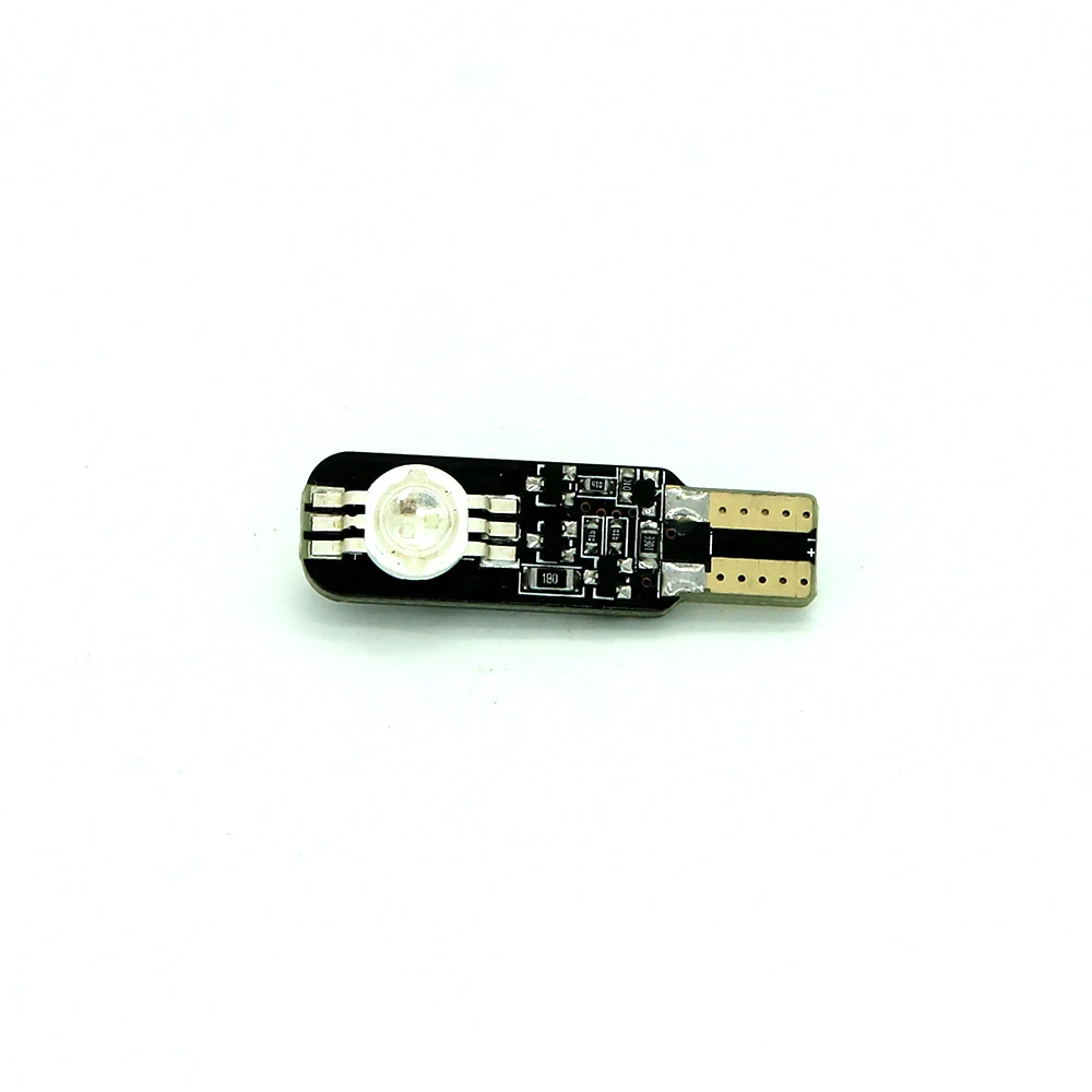 Canbus T10 7 цветов 2 SMD 194 W5W COB LED Автомобильная супер яркая кремнеземная лампочка для