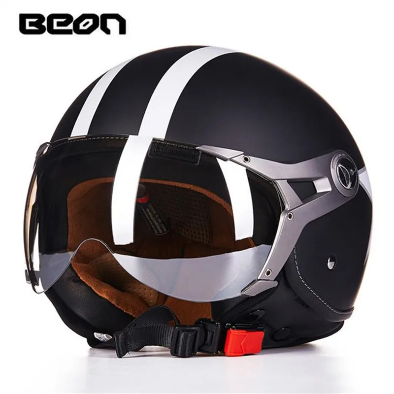 

Genuine BEON motorcycle helmet electric car helmet personalized fashion retro helmet B-100