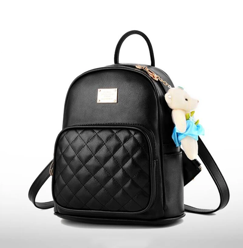 Yogodlns рюкзак с медведем женские школьные сумки для девочек женские дорожные сумки через плечо сумка из искусственной кожи рюкзак в консервативном стиле