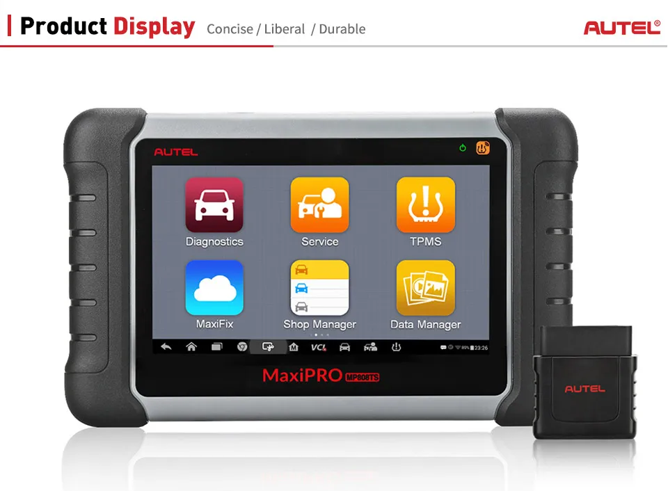 Autel MaxiPRO MP808TS OBDII диагностический инструмент wifi Bluetooth OBD2 сканер полный TPMS сервис TPMS активация Программирование PK MS906BT