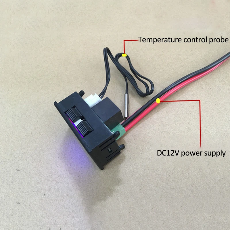 DC12V цифровой светодио дный Температура монитор контроллер 50 110 Термостат