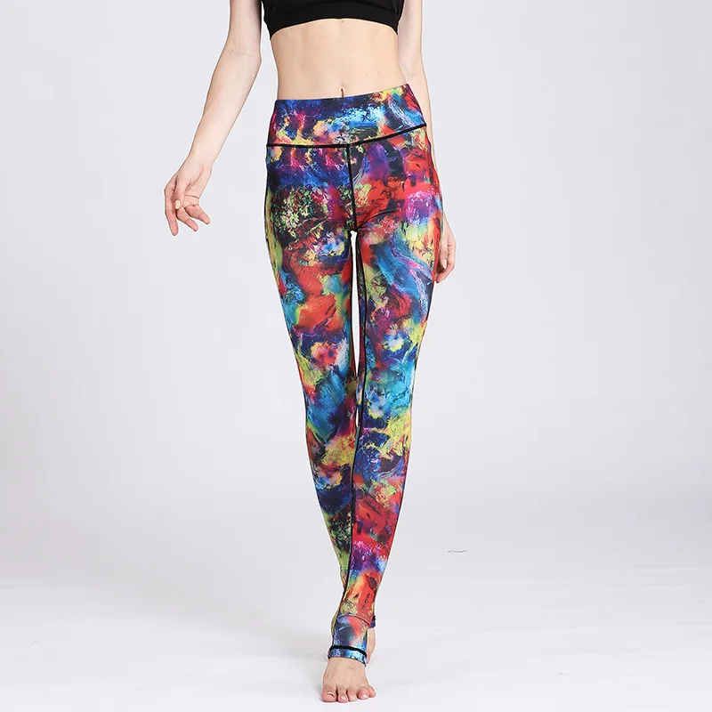 New Arrival Graffiti Printed Leggings Colorful Women's Workout Leggings