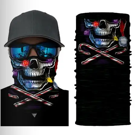 3D камуфляжная бандана многофункциональная повязка на голову прозрачная грелка на шею для улицы мотоцикла велосипеда мульти-маски шарф полумаска - Цвет: J