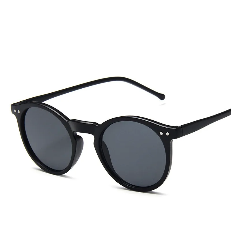 LeonLion, винтажные круглые женские солнцезащитные очки, брендовые дизайнерские очки с океанскими линзами, женские солнцезащитные очки UV400 - Цвет линз: SandGray