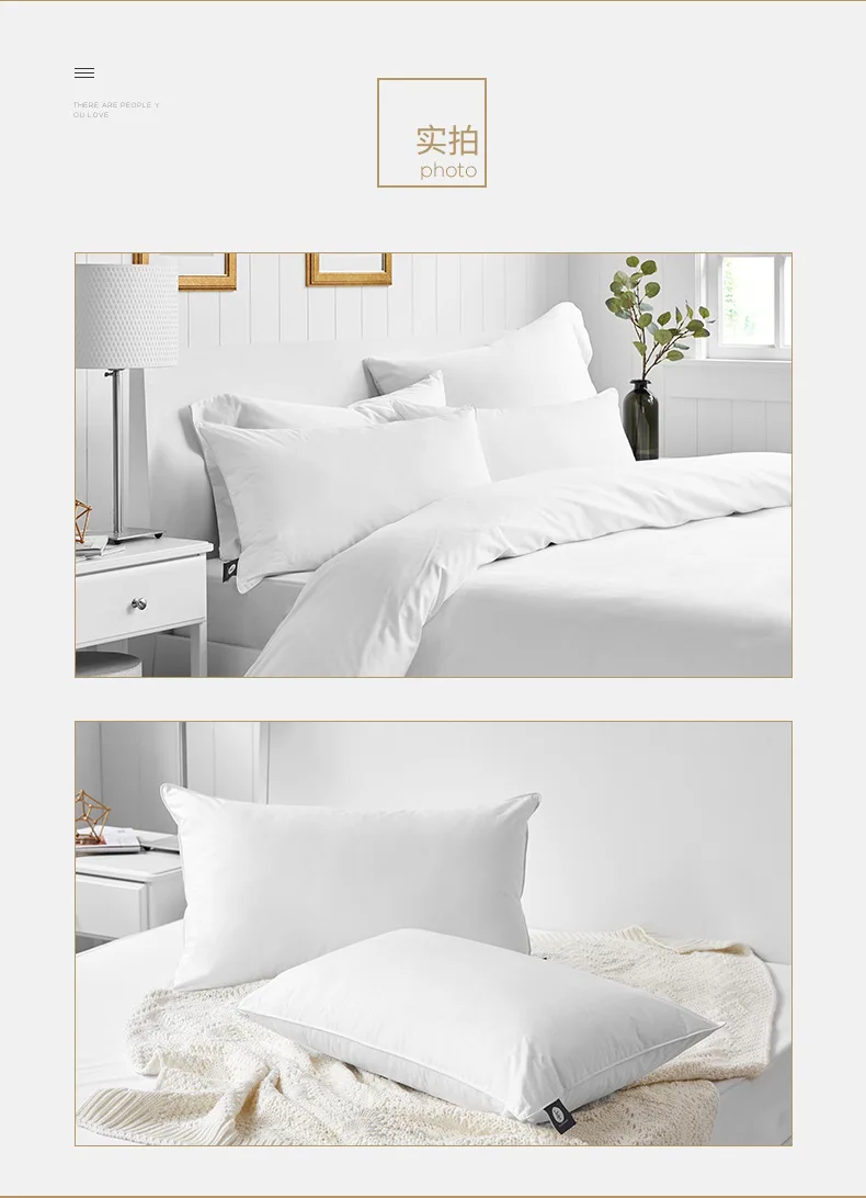 Высокое качество подушки супер мягкие и удобные белые подушки для здоровья шеи бамбуковые подушки шейки здоровья, 74x48 см