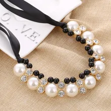 Best Cheap Fashion Simulated Pearl Necklaces For Women Collares