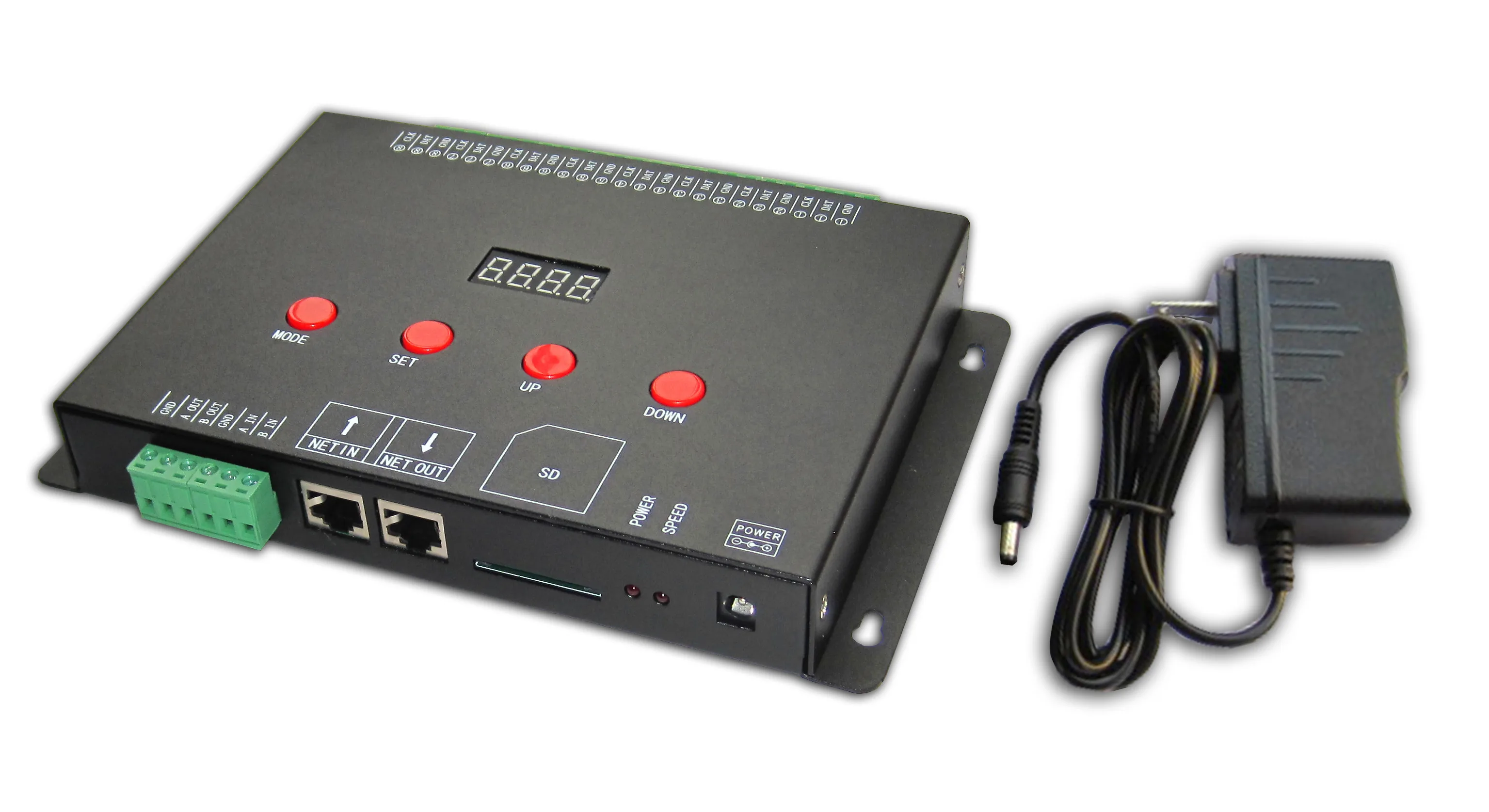 Модель: RJ-FSD-8000 LED pixel sd-карта off-line 8192 пикселей выход сигнала SPI | Лампы и освещение