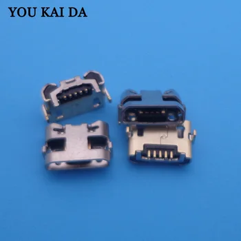 

100pcs high quality Micro USB jack connector For Huawei Y5 II CUN-L01/ For Amazon Kindle Fire 5th Gen SV98LN USB Socket Port