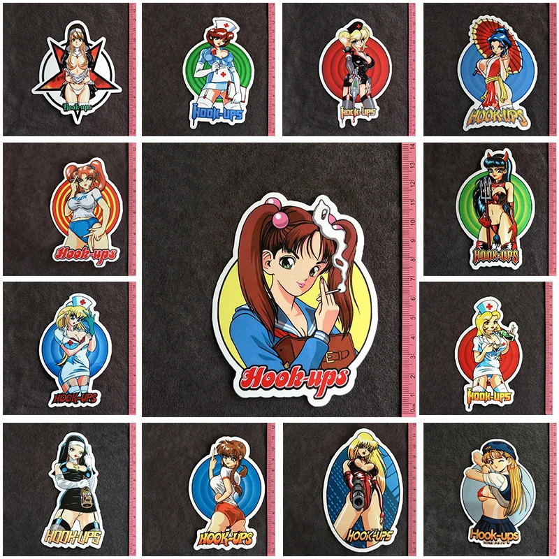 gancho serie ups pvc pegatinas decoracion diseno para nevera pared viaje maleta estilo grafiti pegatinas comprar 3 1