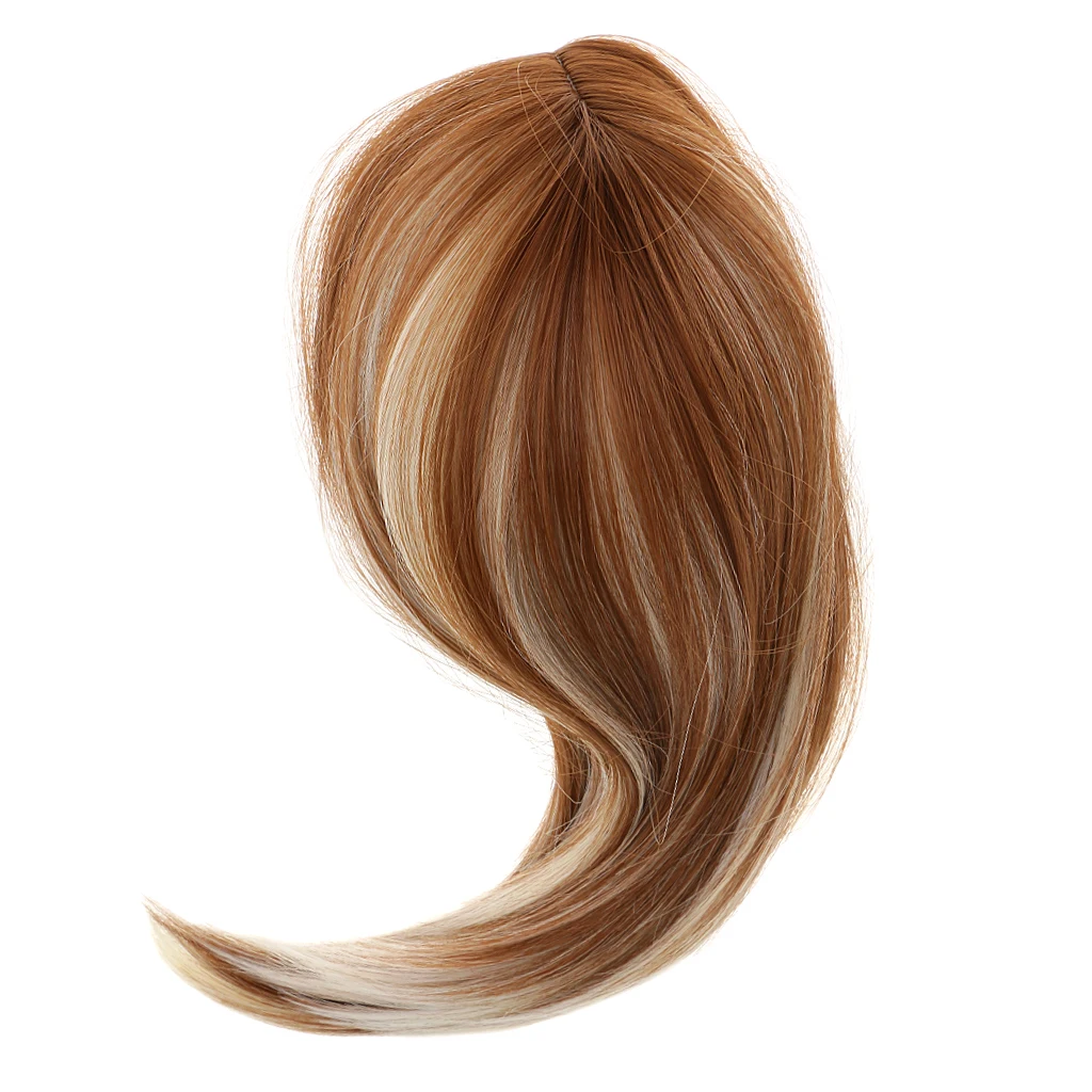 6 Colors DIY Hair  28cm Hair Doll Wig for 18'' American Dolls Accessories Handmade Making Wig For Baby Dolls Yellow Brown