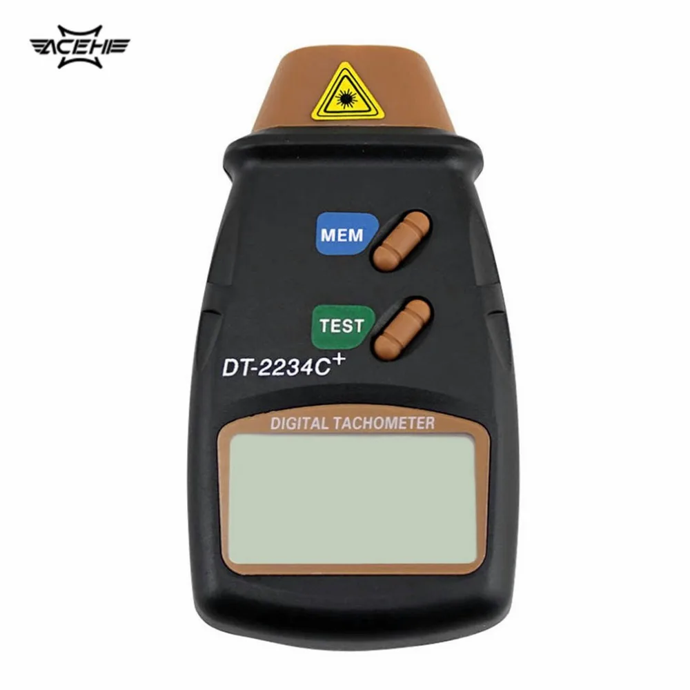 Newest Digital Laser Photo Tachometer Non Contact RPM Tach High Quality