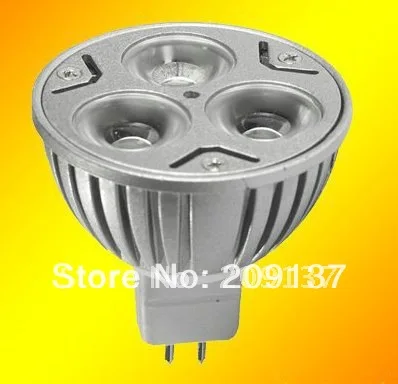 50 шт. MR16 Светодиодная лампа AC DC12V 3x3W 9W светодиодная с регулировкой яркости 2 года