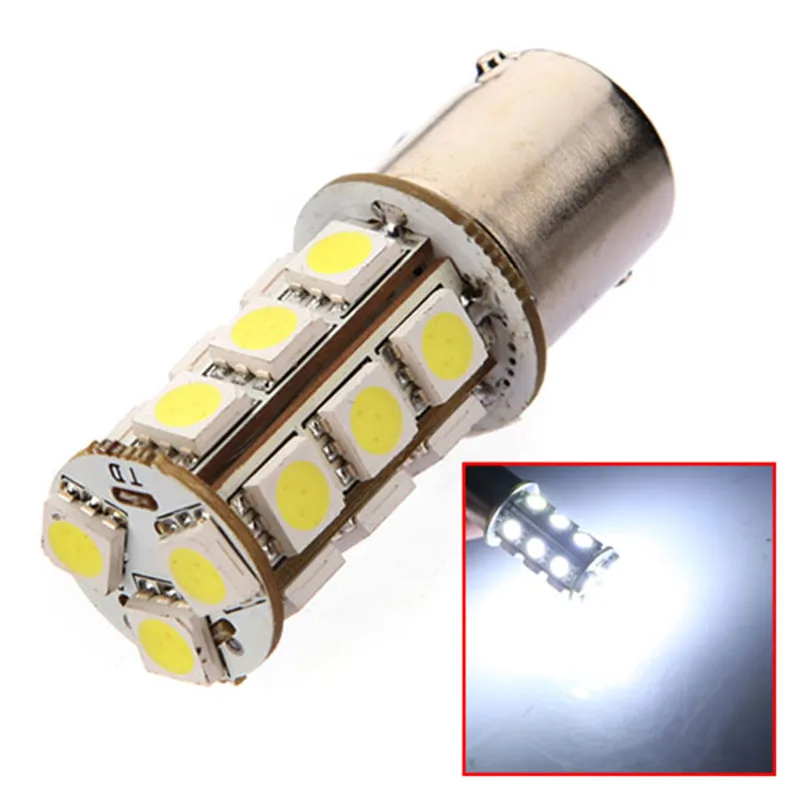 

Auto 1156 BA15S P21W 5050 18 SMD Warm White/Red 12V Car light LED Brake/Turn/Tail signal lamp bulb.