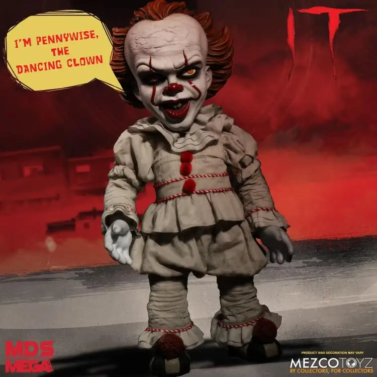 MEZCO 15 дюймов IT Pennywise говорящая фигурка коллекция Фигурки DIY