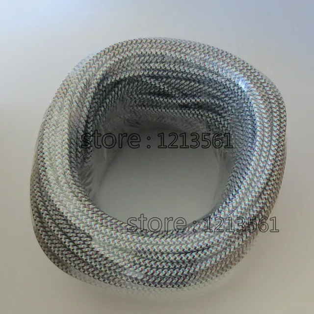 10 Metros 2 Core 075mm2 Tissu Tressé Fil électrique Pour Suspension