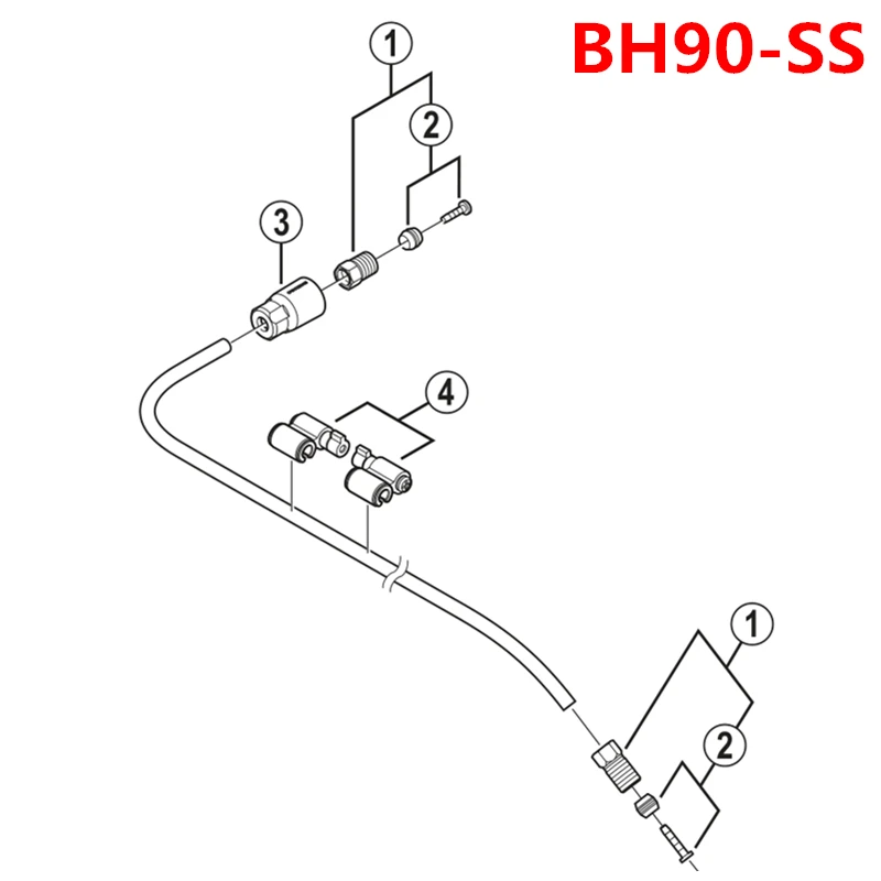 Shimano гидравлический диск SLX M675 M7000 XT M785 M8000 XTR BH90-SBM тормозной шланг DEORE M596 M615 M6000 BH90-SS тормозной шланг