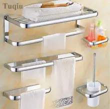 Free shipping,solid brass Bathroom Accessories Set, Chrome Robe hook,Paper Holder,Towel Bar,Towel Rack bathroom Hardware set brass bathroom accessories set chrome toilet brush holder paper holder towel bar towel holder bathroom hardware set