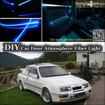 

interior Ambient Light Tuning Atmosphere Fiber Optic Band Lights For Ford Sierra RS Cosworth Inside Door Panel illumination