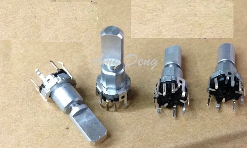 

10pcs/lot EC09E1524404 encoder with switch 30 posioning 15MM shaft length
