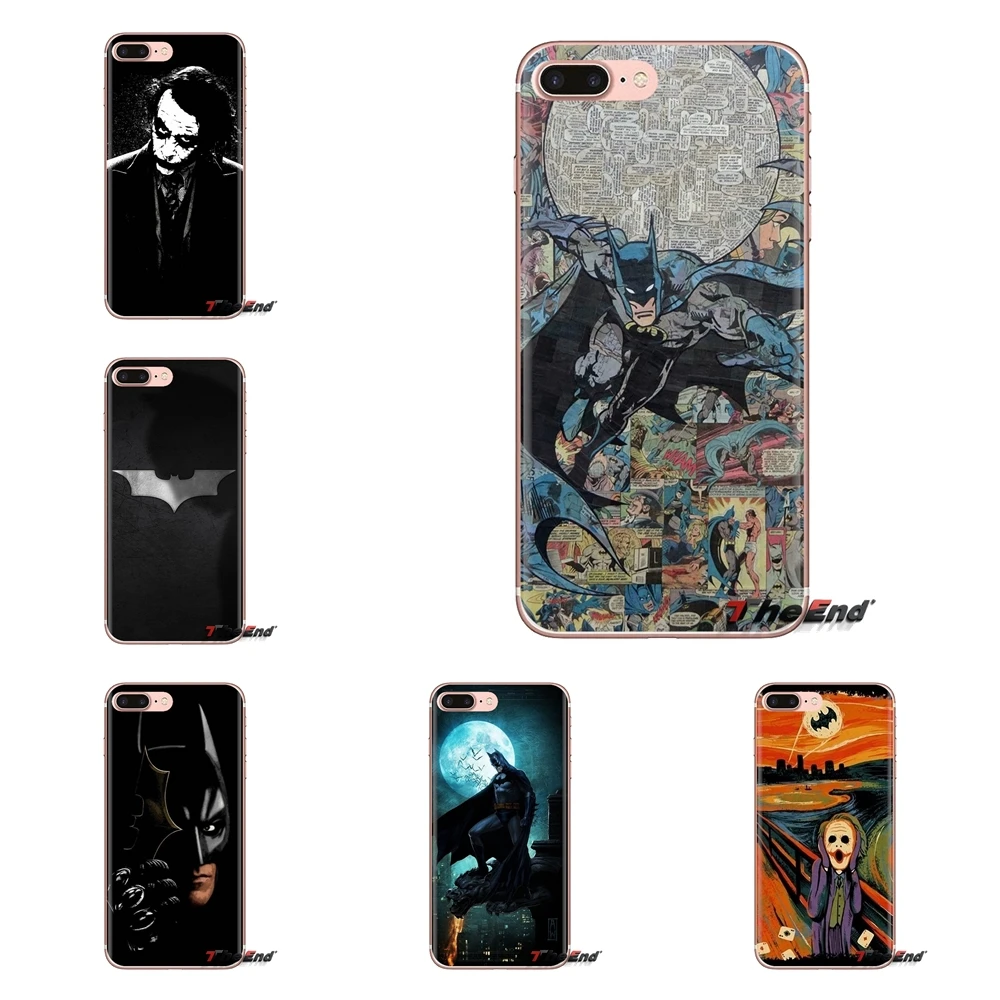 Прозрачный мягкий чехол для iPod Touch Apple iPhone 4 4S 5 5S SE 5C 6 6S 7 8 X XR XS Plus MAX Arkham Origins Joker Batman