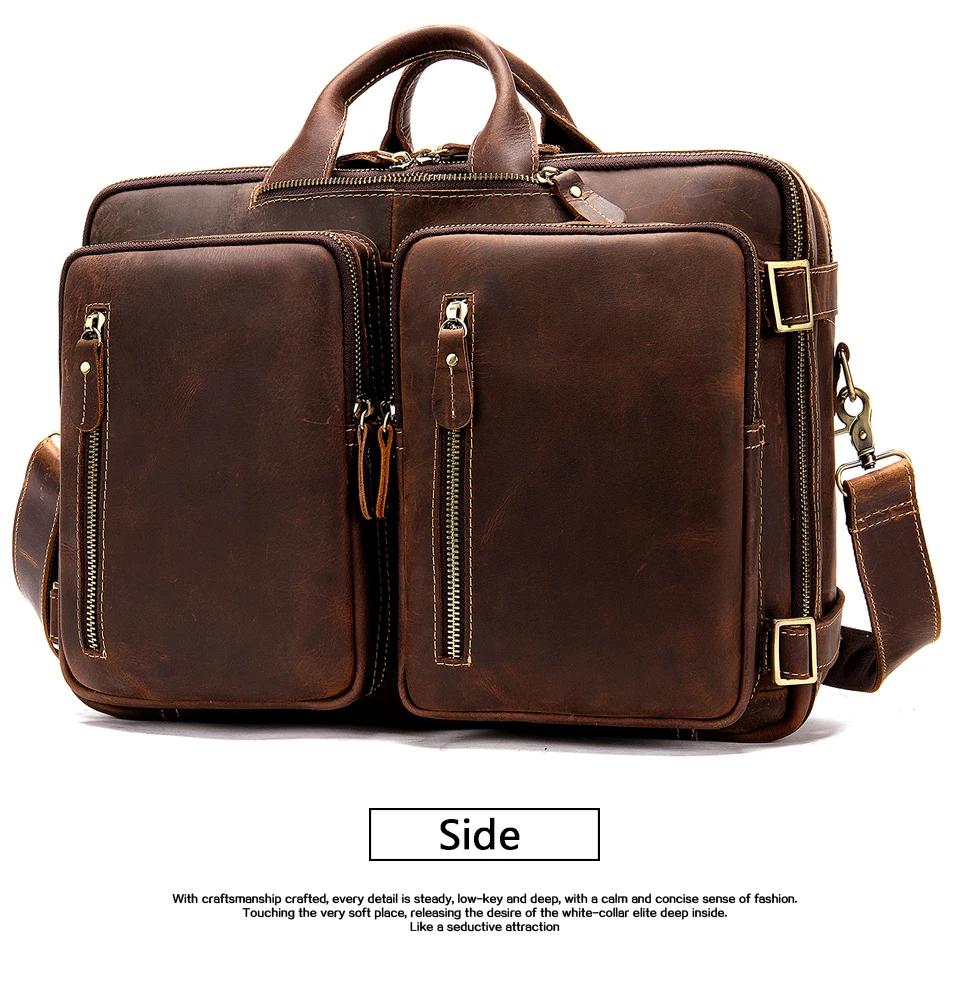 MVA повседневное для мужчин's Портфели Винтаж пояса из натуральной кожи сумка мужчин большой ёмкость для ноутбука сумки для мужчин сумка 432