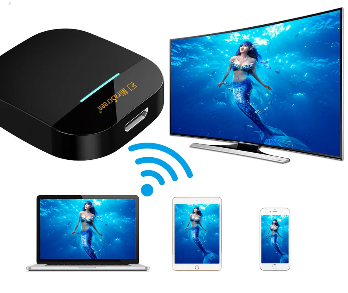 Mirascreen 2,4G/5G Miracast любой литой беспроводной DLNA трансляции записи HDMI tv Stick Wifi Дисплей приемник ключа для IOS Android ПК ноутбук