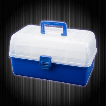

Fishing Tackle Boxes Waterproof Multi Layer Fly Fishing Storage Box Case Portable Gear Strong Corrosion Resistant