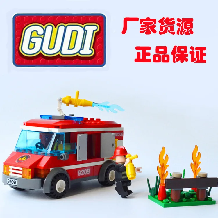 G Model Compatible with Lego G9209 156PCS Fire Engine Models Building Kits Blocks Toys Hobby Hobbies For Boys Girls G Model Compatible with Lego G9209 156PCS Fire Engine Models Building Kits Blocks Toys Hobby Hobbies For Boys Girls