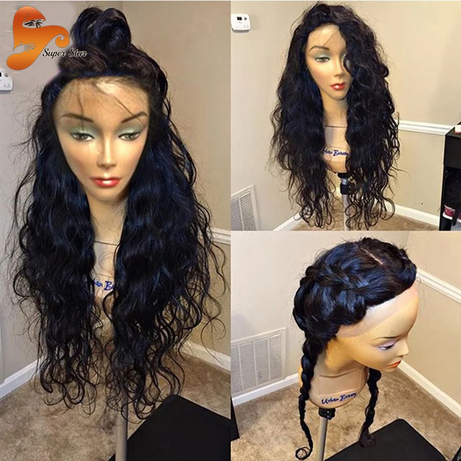 Brazilian Lace Front Human Hair Wigs Water Wave Front Lace Wigs Virgin