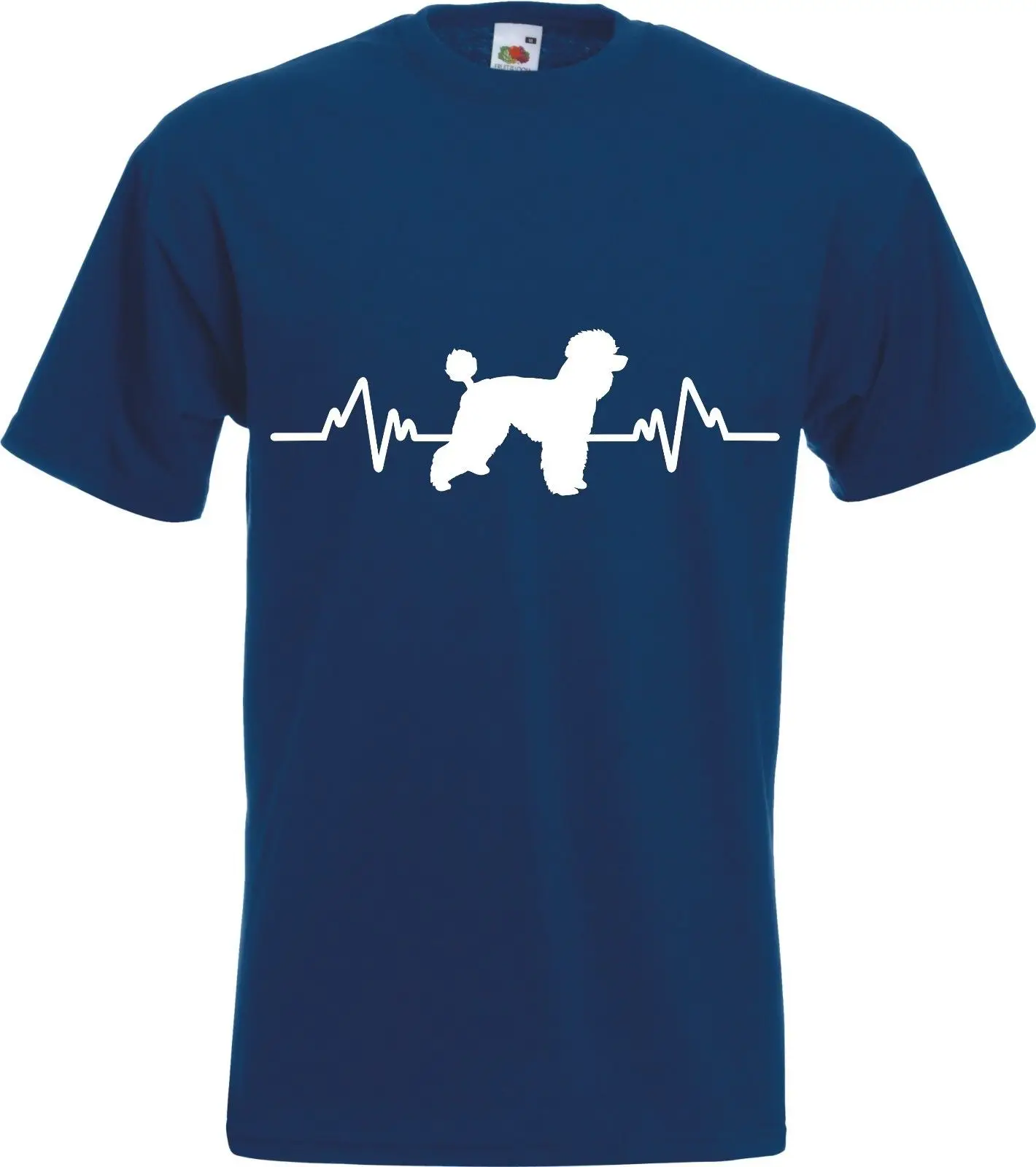 

Heartbeat Poodle Dog T-Shirt T Shirt Mens New All Sizes Colours Gift Puppy Men'S O-Neck Printed Tee Shirt Fashion Style