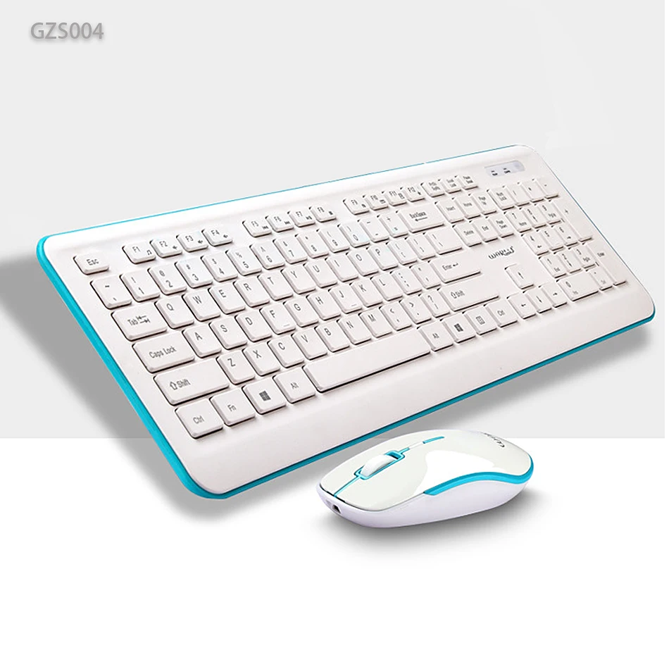 

104 Keys Keyboard Mouse Combo Set 2.4G Wireless USB Receiver English Layout Multimedia Wireless Keyboard and Mouse For Desktop