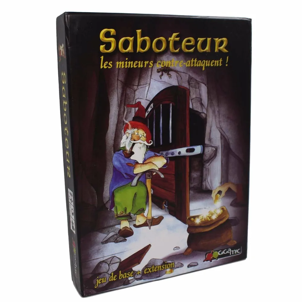 

Saboteur 1+2 version English Card game