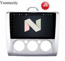 Youmecity Android 7.1 2 DIN 9′ Octa Core Car dvd Video GPS Navi For Ford focus 2006-2011 Capacitive screen 1024 *600 RDS+wifi+BT