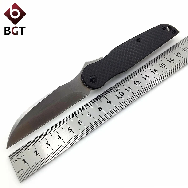 BGT Тактический выживания складные ножи D2 лезвие охотничий Карманный мульти нож кемпинг EDC инструменты с титановым+ углеродное волокно ручка