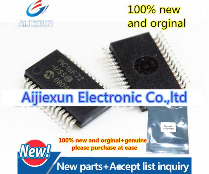 10 шт. 100% новый и оригинальный PIC16F72-I/SS SSOP28 28-Pin 8-битный CMOS флэш-Microcontoller с