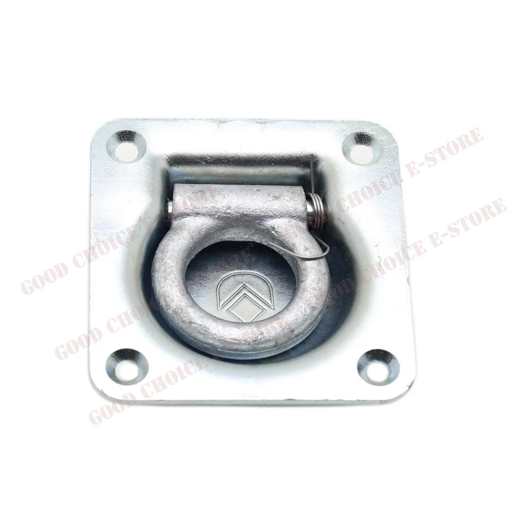

Heavy Duty,Recessed Plate D-Ring Floor Rope Tie-Down Lashing Ring Pad Tiedown Anchor for Cargo Trailer Truck
