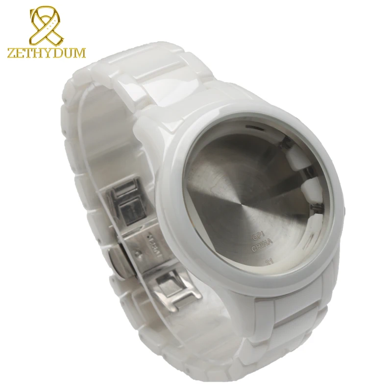 

Ceramic watchband bracelet watch strap for AR1453 wristwatches band 22mm white watchband+watchcase watch accessories
