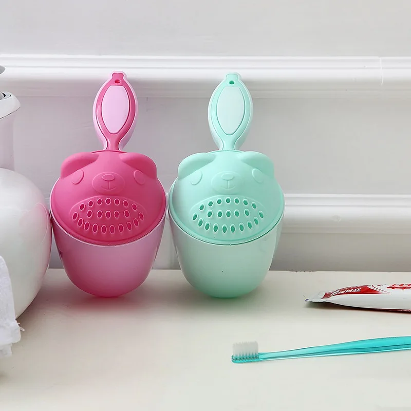 MOTOHOOD Cartoon Baby Shampoo Cup Shower Water Spoon Infant Children Wash Hair Head Cup Kid Bathing Beach Toy For Kids  (6)