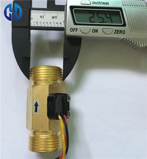 -Brass copper Hall flow sensor meter (3)