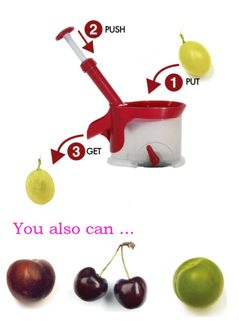 

Cheery Core Seed Removing Tool Home Kitchen Office Travel Fruit Stone Extractor Remove Bones Fruit Tools Kitchen Gadget