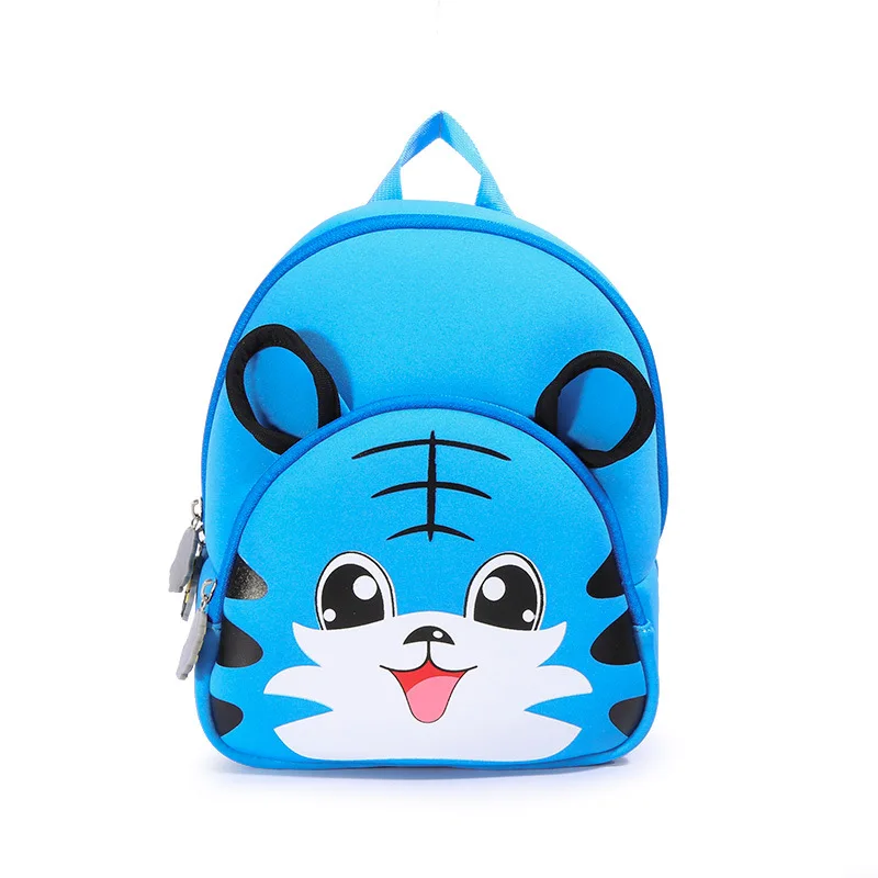 

2019 Hot selling lovely 3D tiger cartoon animal backpack school bags for pupil B1907-1