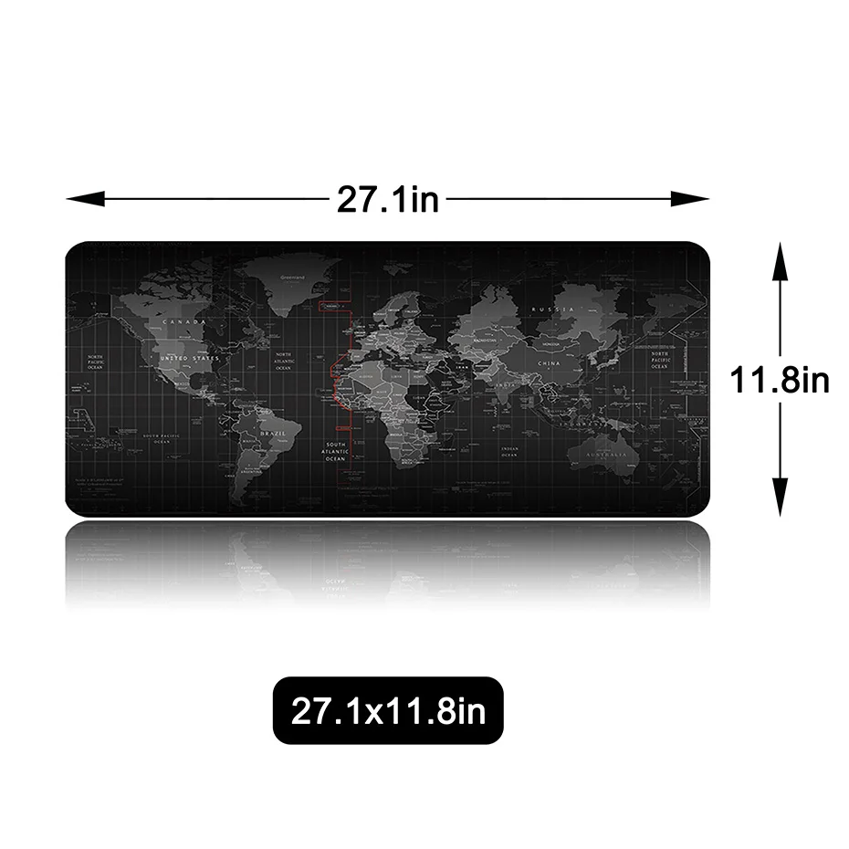 Gaming Mouse Pad Computer Mousepad Large Mouse Pad Gamer Big Mouse Mat Mousepad Rug XL World Map Mause Pad Mat Keyboard Game Mat (6)