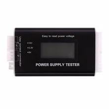 Цифровой ЖК дисплея компьютера ПК Электрический тестер 20/24 Pin 4 PSU SATA HDD atx, BTX ITX SATA HD Электрический тестер