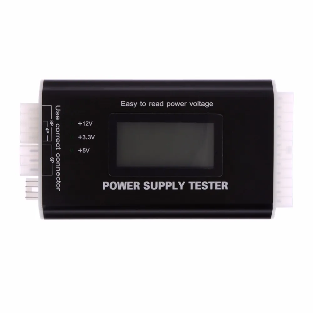 Digital LCD Computer PC Power Supply Tester Checker 20/24 pin SATA HDD ATX BTX Meter High Quality Digital LCD Computer PC Power Supply Tester Checker 20/24 pin SATA HDD ATX BTX Meter High Quality