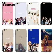 Colagem Yinuoda BLACKPINK k-pop kpop PRETO ROSA suave tpu phone case capa Para o iphone X XS XR XsMax 8 plus 6 s 7 7 plus Mobilecover(China)