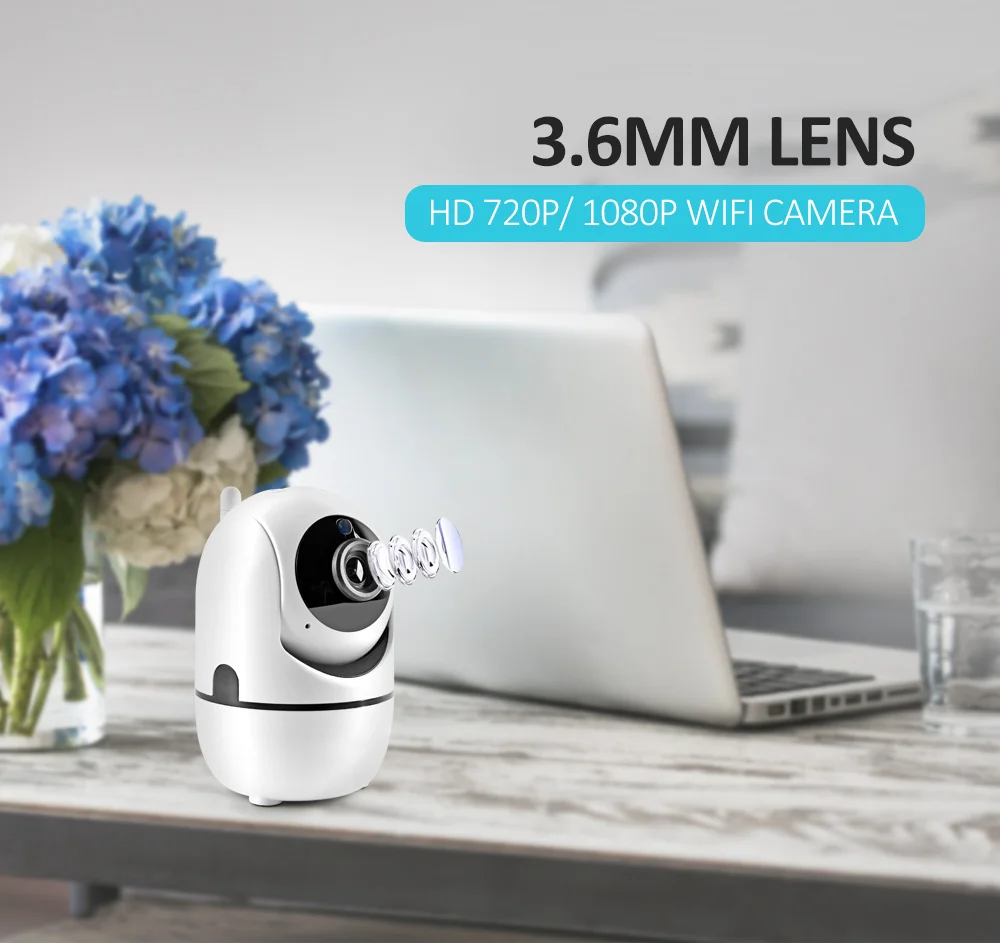 1.0MP 2MP Беспроводная ip-камера wifi с автоматическим отслеживанием HD 1080P умная камера двухсторонняя аудио домашняя CCTV камера наблюдения облачный сервис