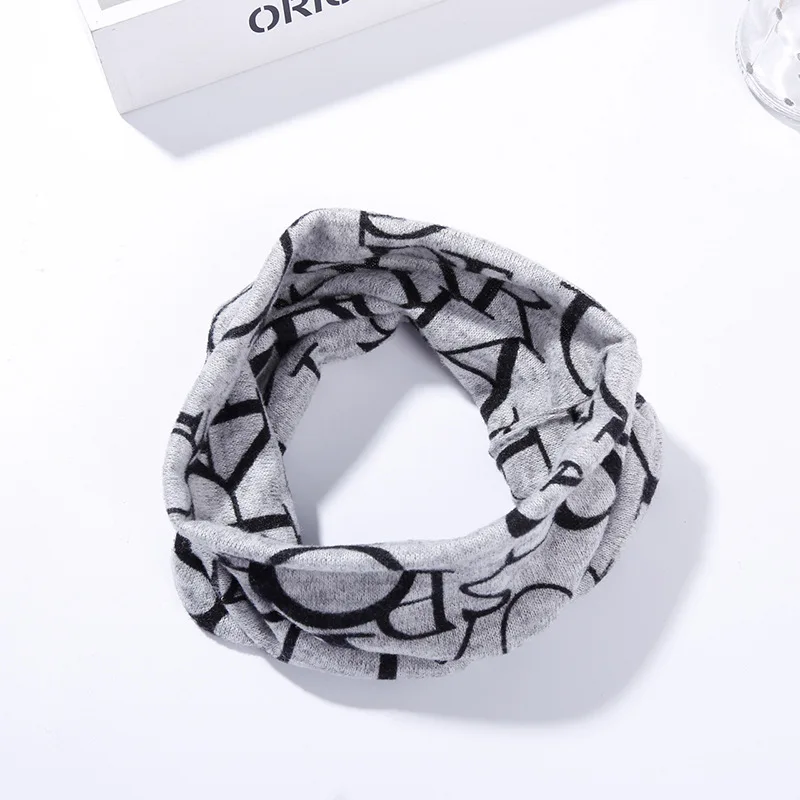Spring and Autumn fashion cute baby cute imitation cashmere scarf soft and comfortable stars dot letter pattern bib collar