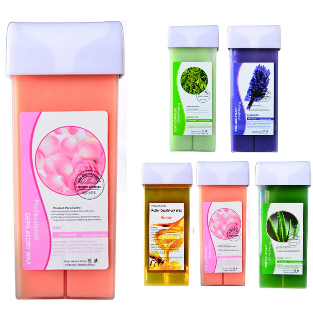 Depilatory Wax Depilatory Waxes Warmer Heater Waxing Hair Removal 5 Kinds Of Scents for All Types of Skin
