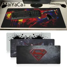 MaiYaCa Дизайн Marvel Супермен Подгонянный игровой коврик для мыши для ноутбука запирающий край резиновые большие коврики для мыши